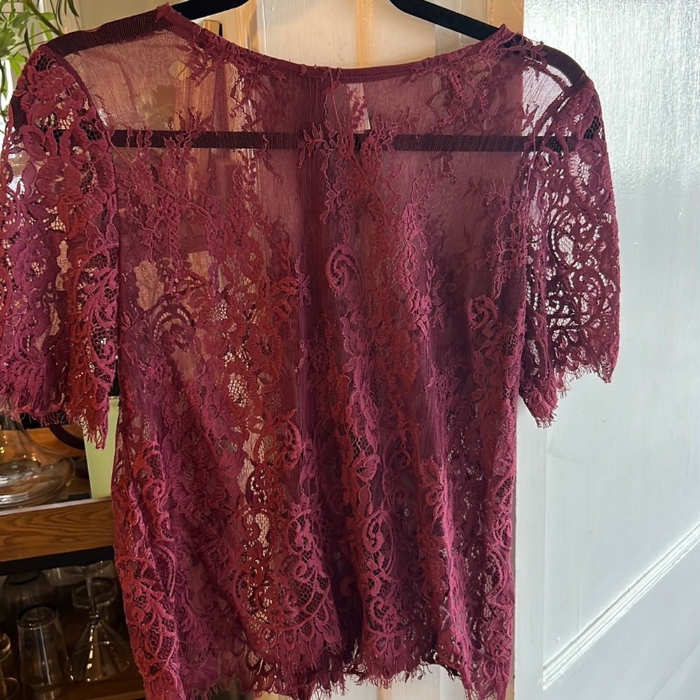 Beautiful lace top!